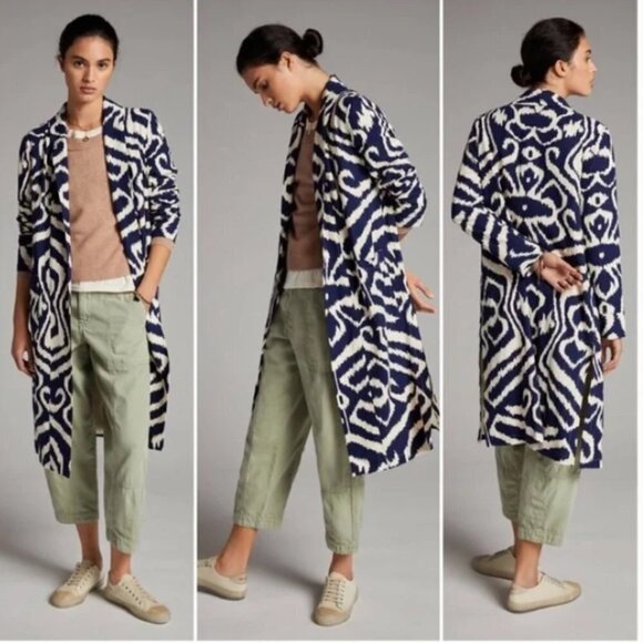 Anthropologie Jackets & Blazers - Anthropologie Women’s Blue Motif Robbie Duster‎ Jacket